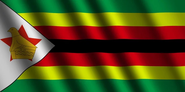 津巴布韦国旗 — 图库照片