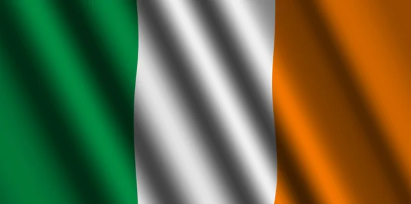 Le drapeau irlandais — Photo