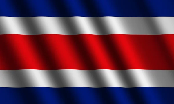 Le drapeau du Costa Rica — Photo