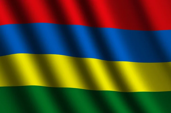 La bandiera di Mauritius — Foto Stock