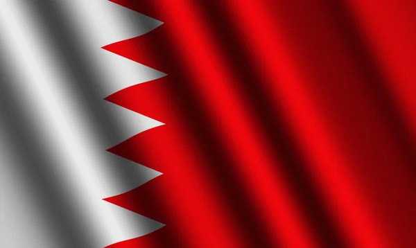 The Bahraini flag — Stock Photo, Image