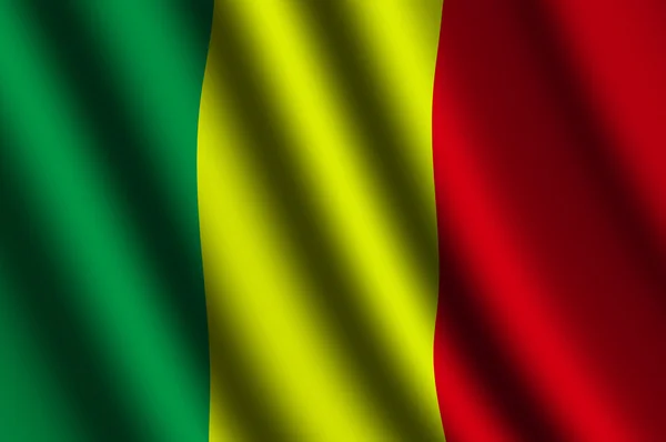 Малийский флаг — стоковое фото