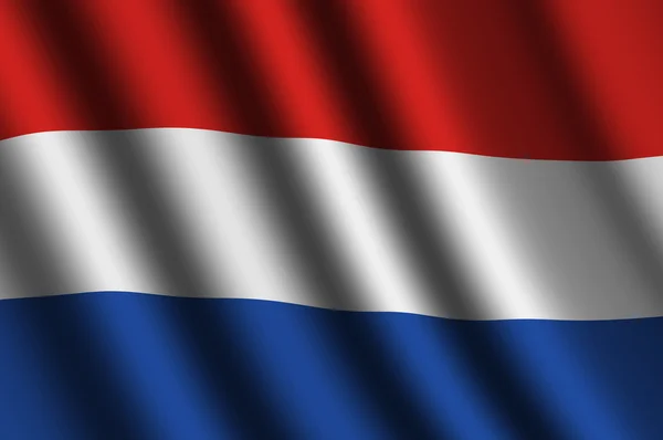 The Netherlands flag — Stock Photo, Image