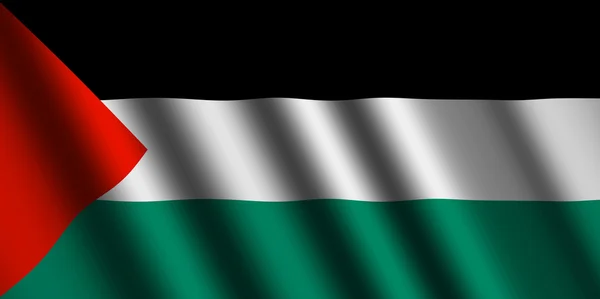 The Palestinian flag — Stock Photo, Image