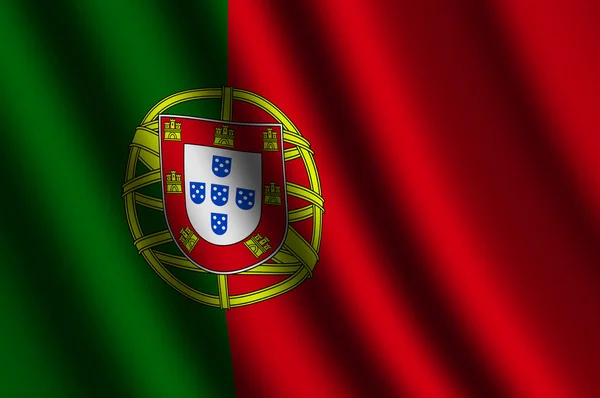 Pod banderą Portugalii — Zdjęcie stockowe