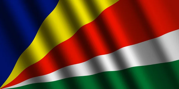 De vlag van de Seychellen — Stockfoto