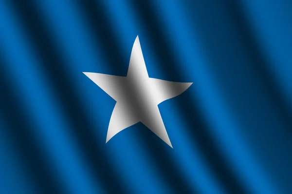 Vlajka Somálsko — Stock fotografie