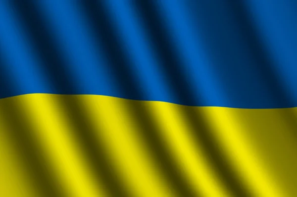 Le drapeau ukrainien — Photo