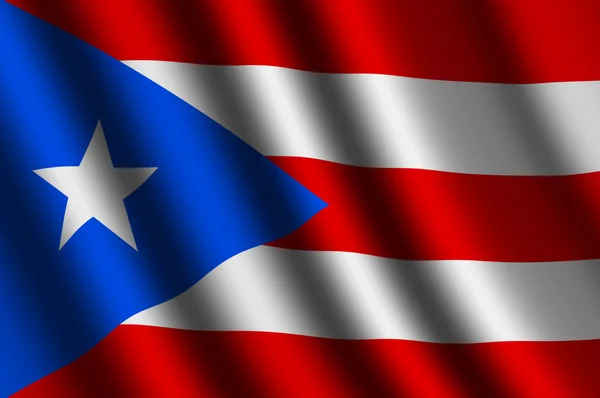 Flaggan puerto rico — Stockfoto