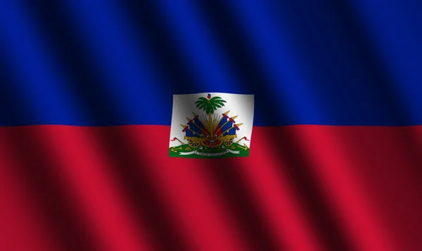 Bandeira do Haiti — Fotografia de Stock