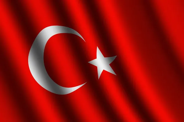 The Turkish flag — Stock Image The Turkish flag Royalty Free Stock Images
