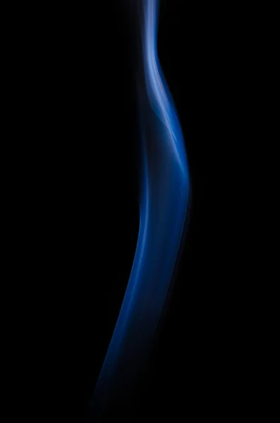 Izole mavi duman — Stok fotoğraf
