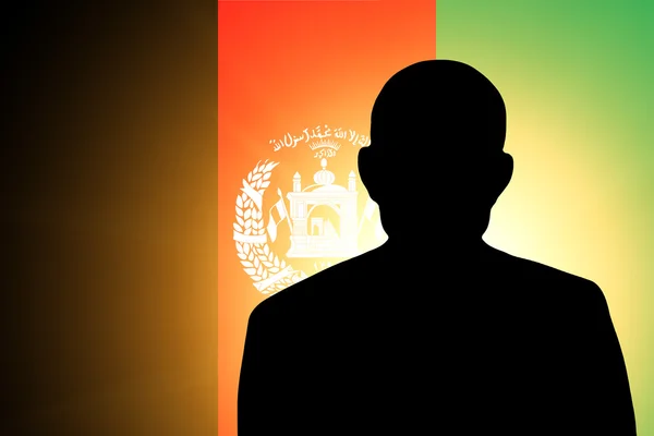 De Afghaanse vlag — Stockfoto