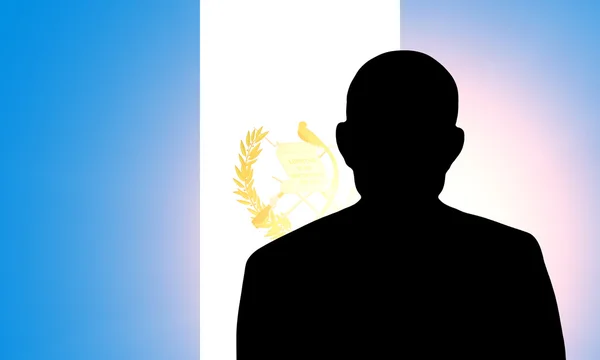 La bandera de Guatemala — Foto de Stock