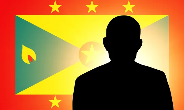 A Grenada zászló — Stock Fotó