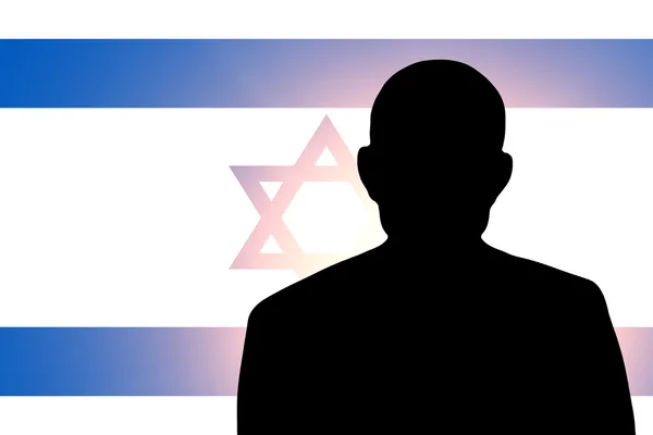 The Israeli flag — Stock Photo, Image