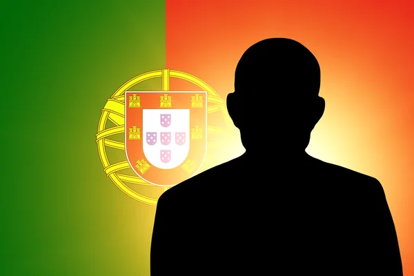 La bandera portuguesa — Foto de Stock