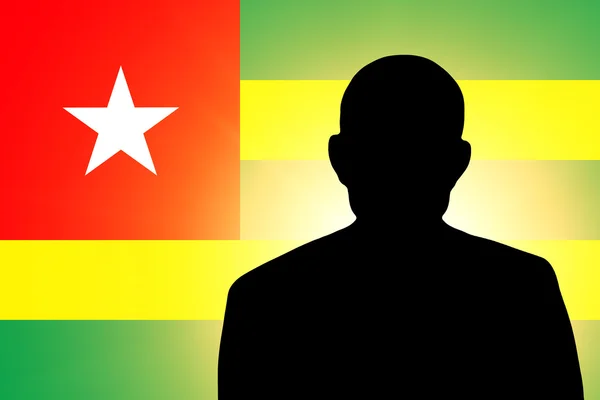 The Togo flag — Stock Photo, Image