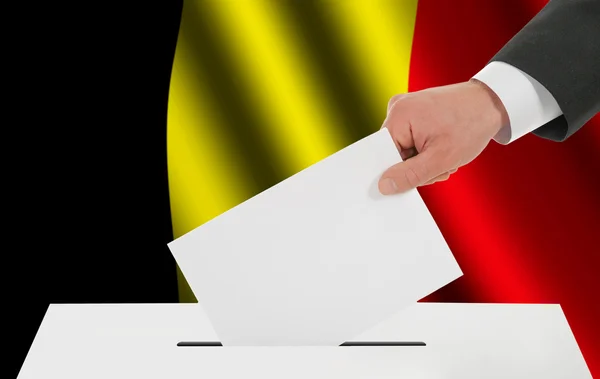 Bandeira da Bélgica — Fotografia de Stock