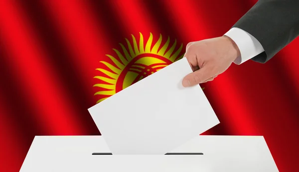 The Kyrgyz Flag — Stock Photo, Image
