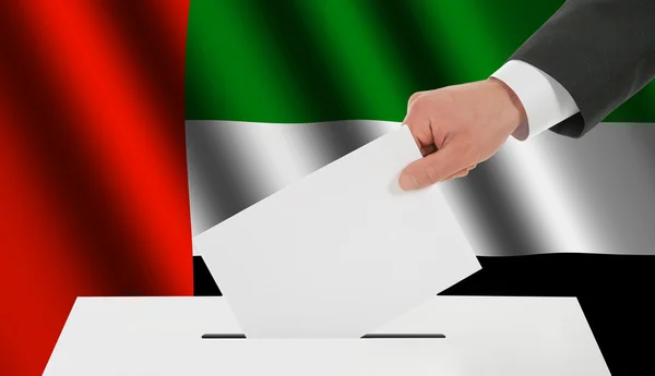 Die Uae-Flagge — Stockfoto