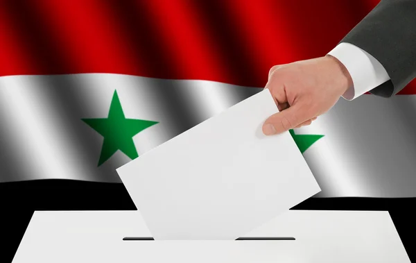 सीरिया ध्वज — स्टॉक फ़ोटो, इमेज