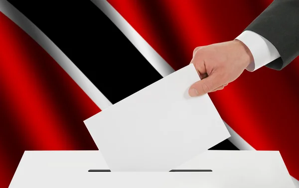 Bandeira de Trinidad e Tobago — Fotografia de Stock