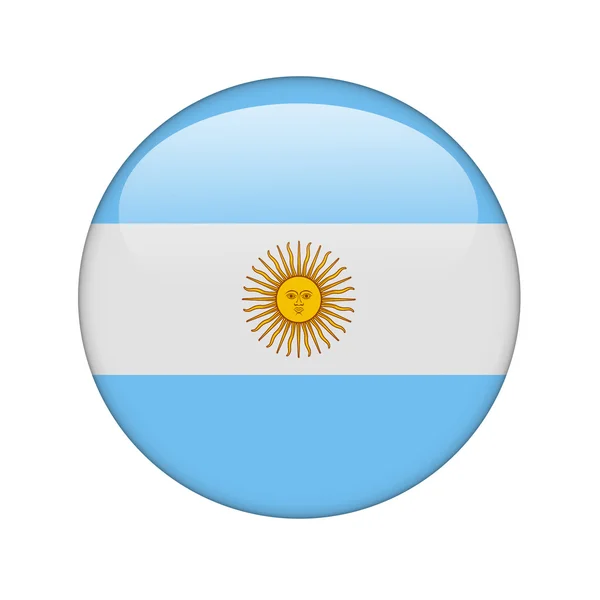 La bandera argentina — Foto de Stock