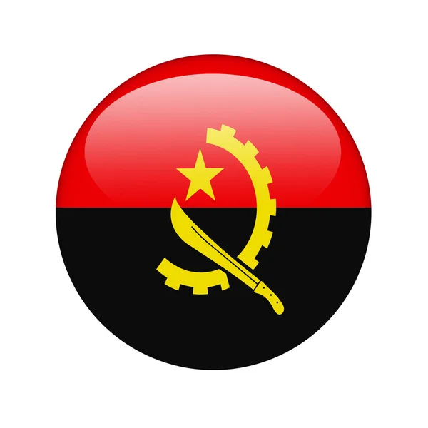 The Angolan flag — Stock Photo, Image