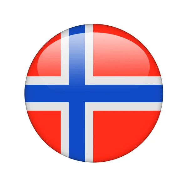 Норвезька прапор — стокове фото