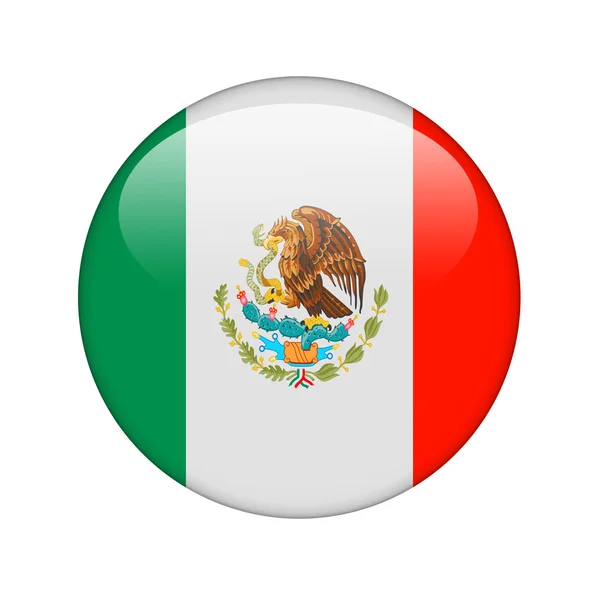Die mexikanische Flagge — Stockfoto