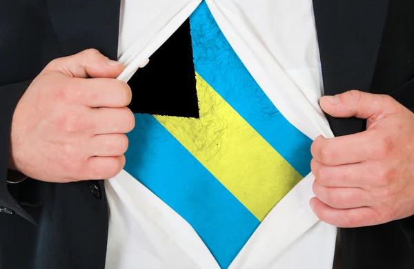 De vlag van Bahama 's — Stockfoto