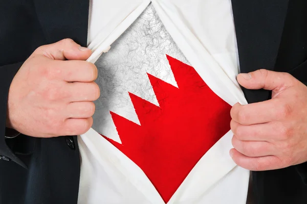 Bahrains flag - Stock-foto
