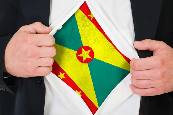 Grenada vlajka — Stock fotografie