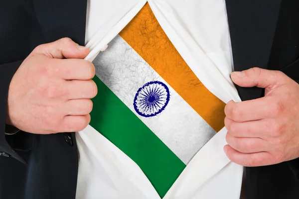 A bandeira indiana — Fotografia de Stock