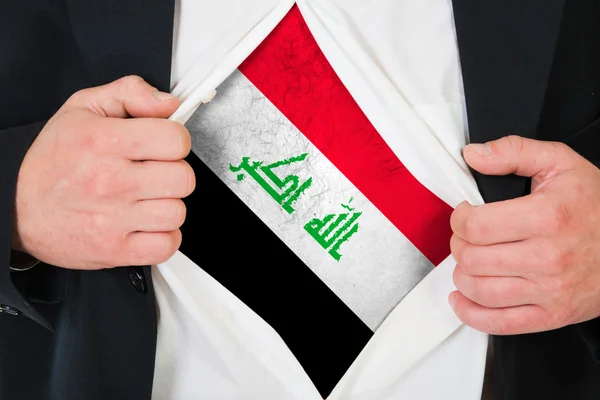 The Iraqi flag — Stock Photo, Image