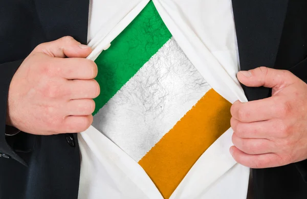 Le drapeau irlandais — Photo