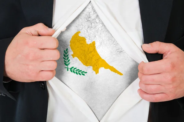 Τη σημαία της Κύπρου — Φωτογραφία Αρχείου