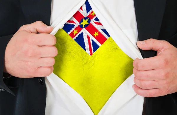 The Niuean flag — Stock Photo, Image