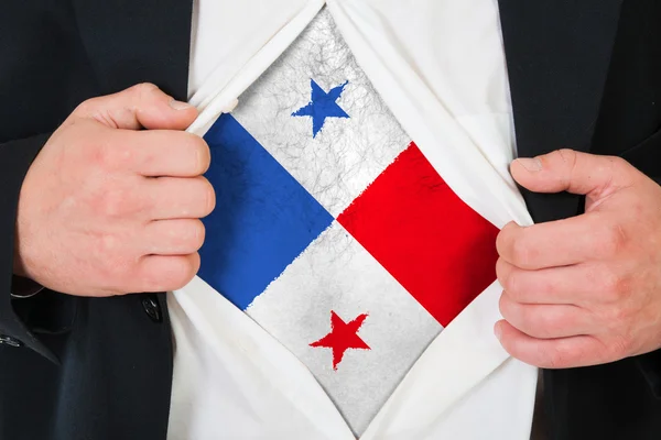 Die panama-flagge — Stockfoto