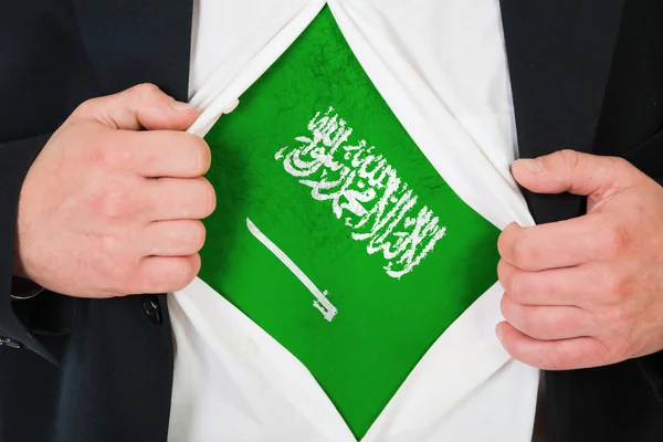 1.沙特阿拉伯国旗 — 图库照片