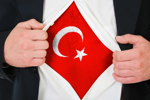 The Turkish flag — Stock Photo, Image