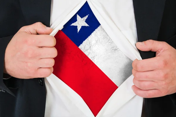 Chile flagga — Stockfoto