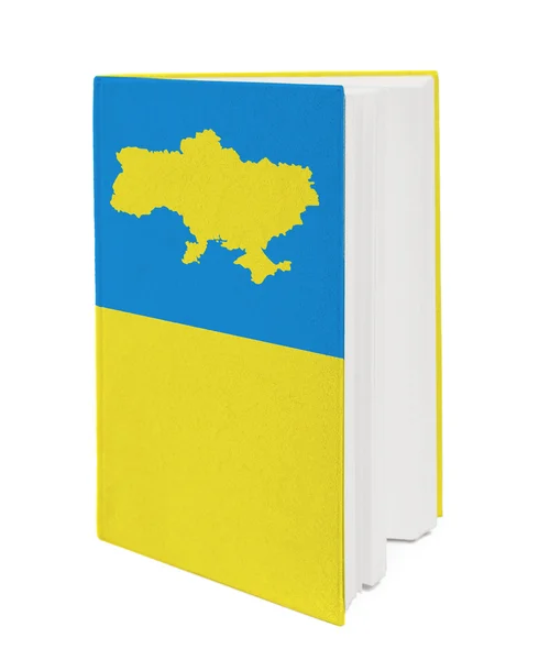 Concept. boek met de nationale vlag — Stockfoto