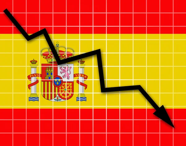 La bandera de España — Foto de Stock