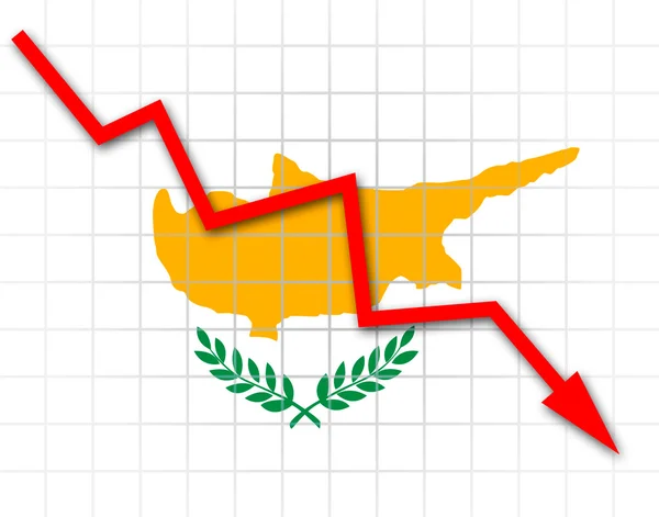 The Cypriot flag — Stock Photo, Image