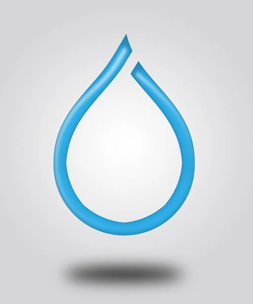 Εικονογράφηση. λογότυπο - μια σταγόνα νερό. — Φωτογραφία Αρχείου