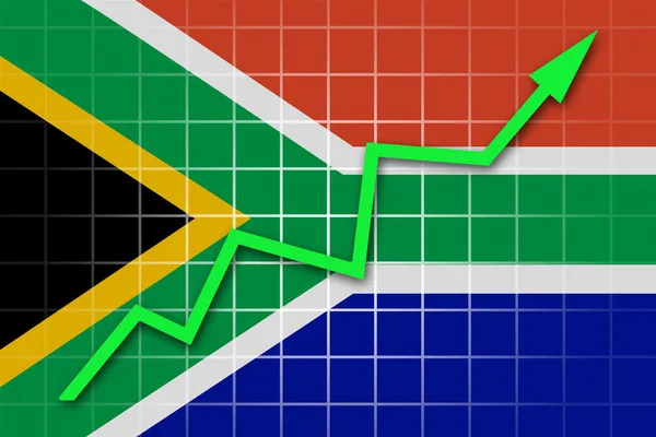 The Republic of South Africa flag — Stock Photo, Image
