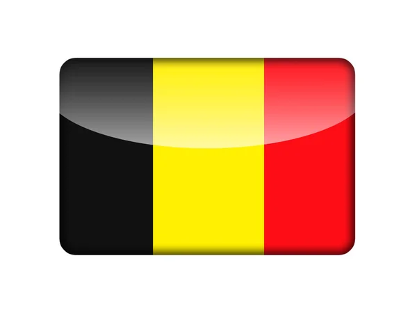 Die belgische Flagge — Stockfoto