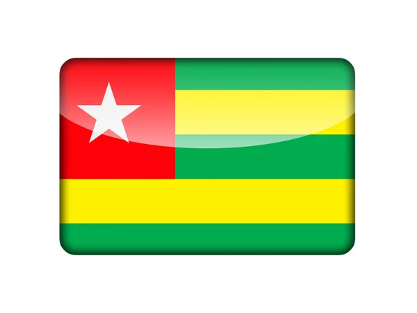 De vlag van togo — Stockfoto